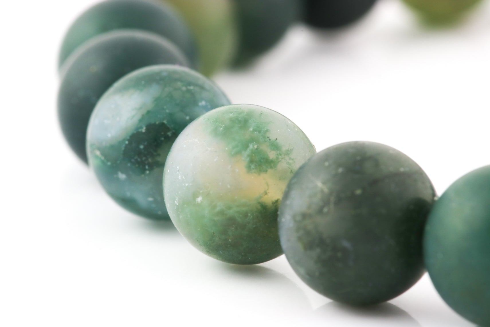 Classic Matte Moss Agate