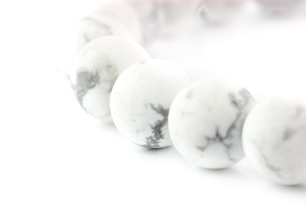 Classic White Matte Howlite